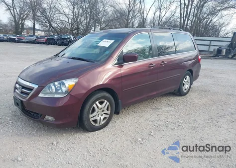 2007 Honda Odyssey Touring из США, поврежденный, VIN 5FNRL38867B056224